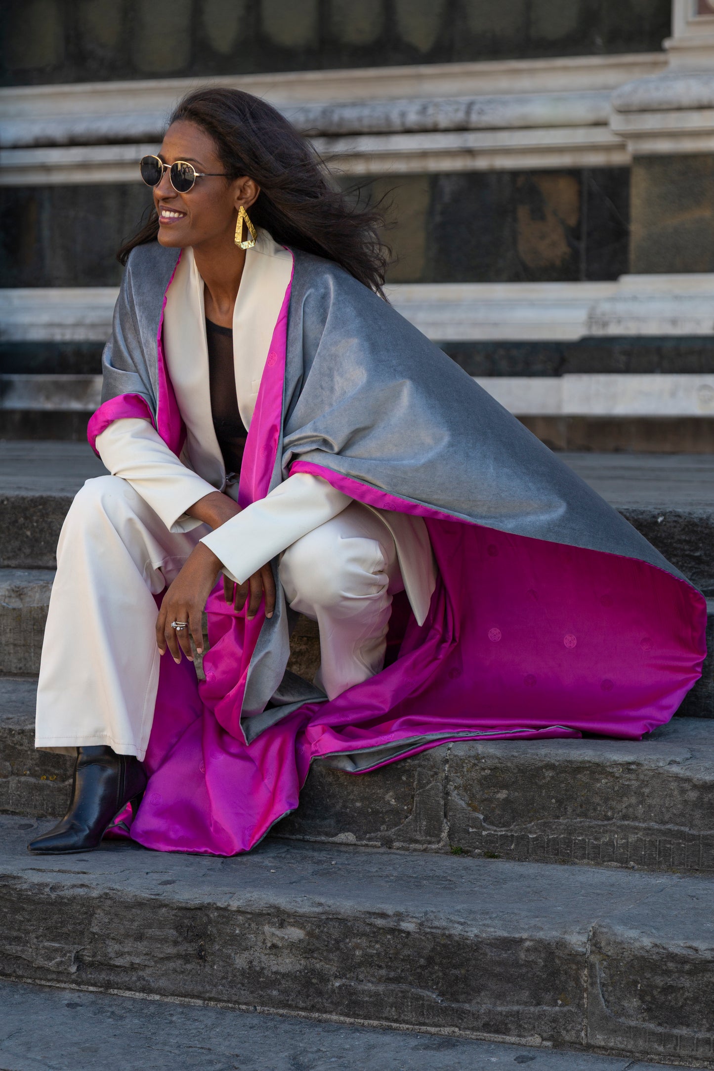 CLEO - Velvet Poncho