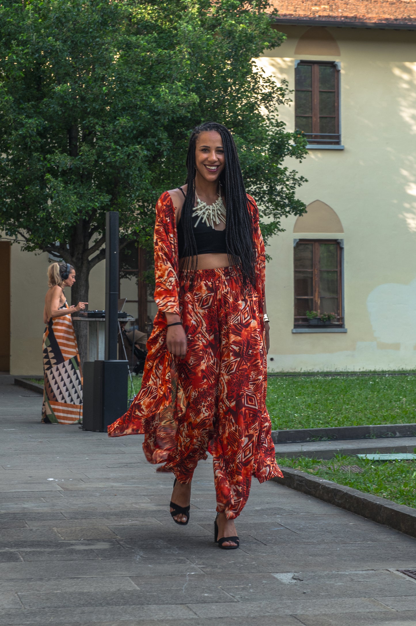 TIGI SET CAFTANO E PANTALONE