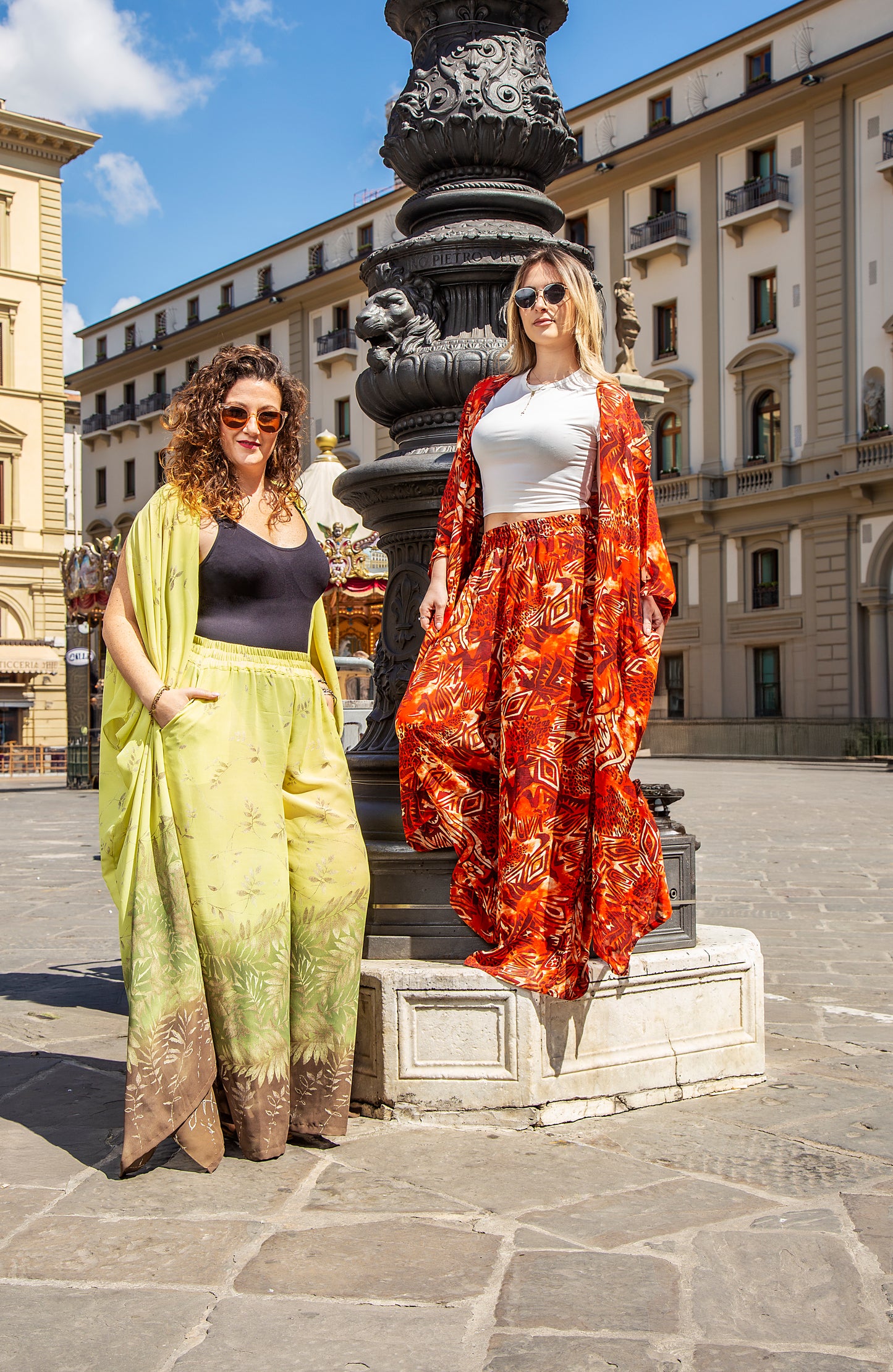 TIGI SET CAFTANO E PANTALONE