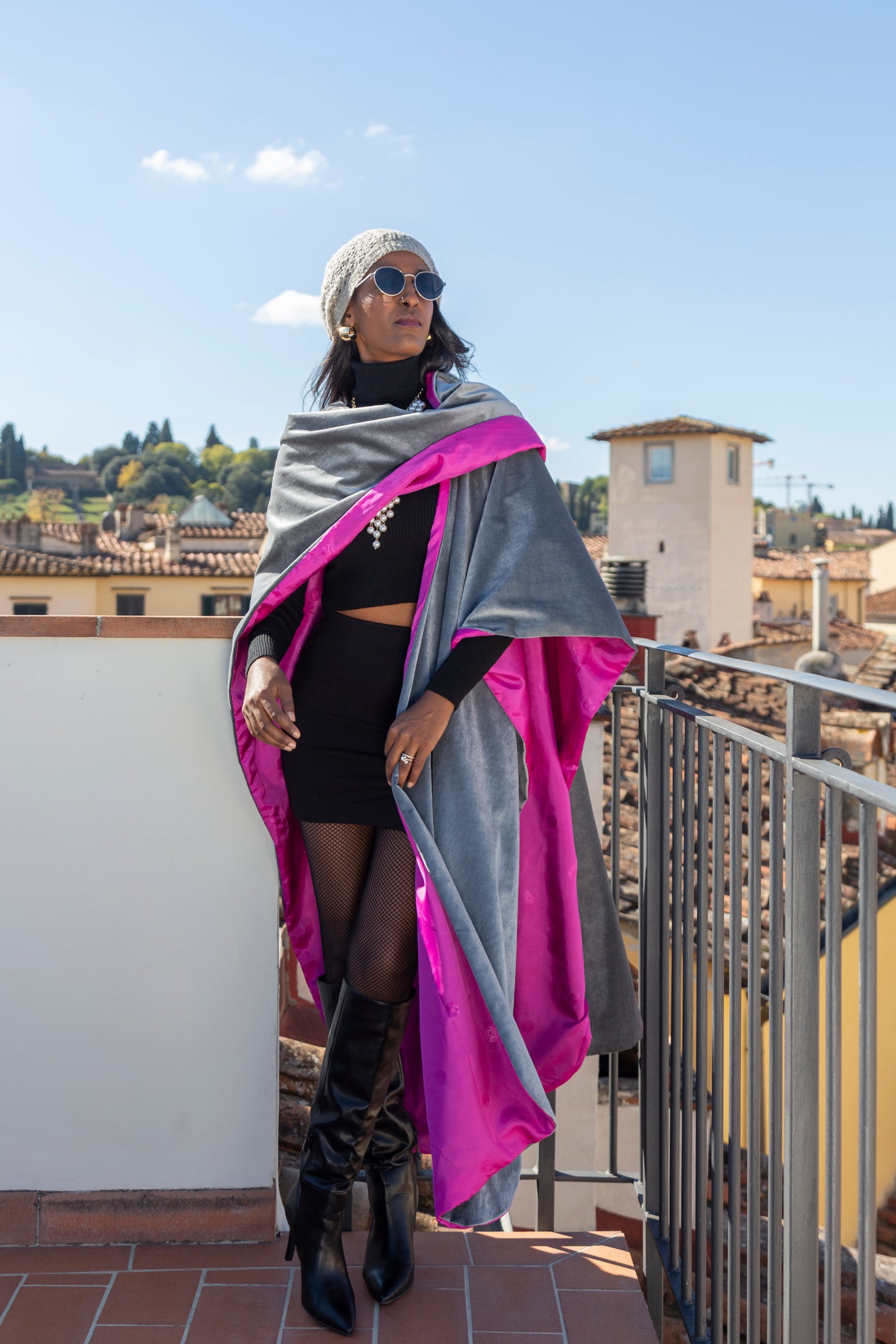 CLEO - Velvet Poncho
