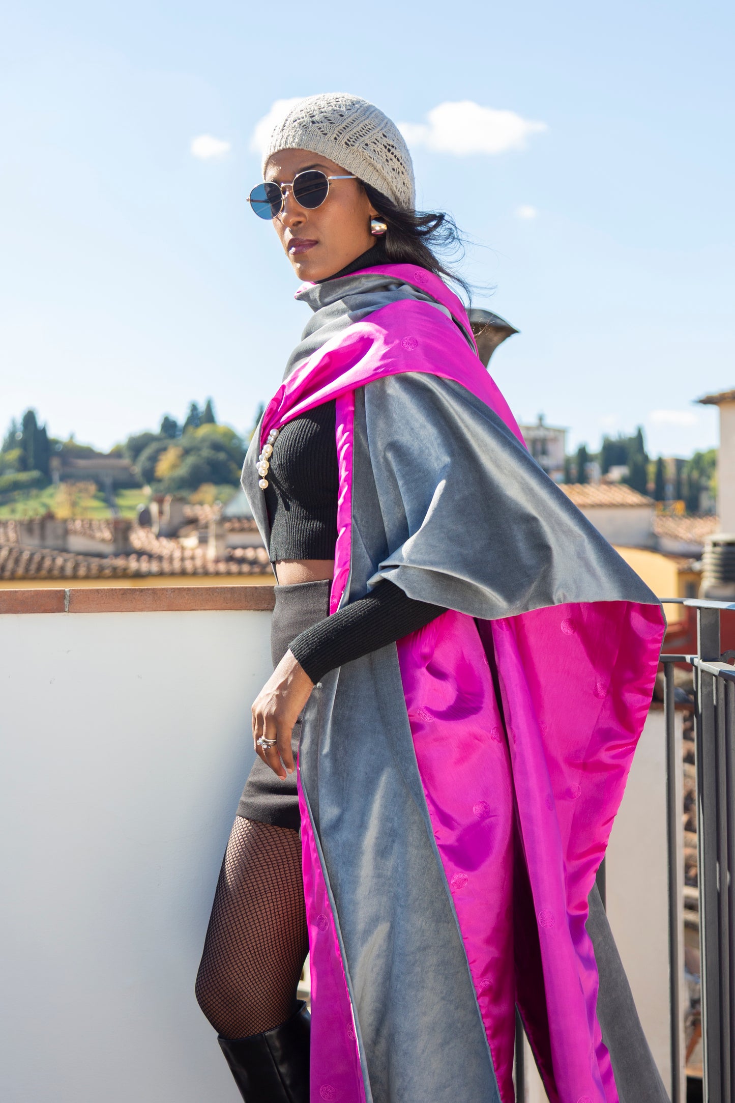 CLEO - Velvet Poncho