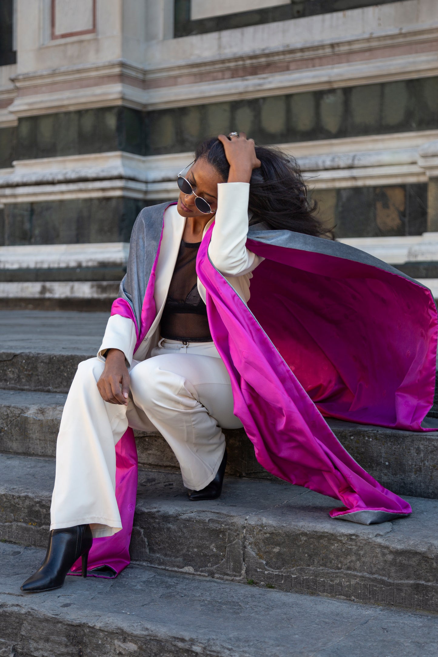 CLEO - Velvet Poncho