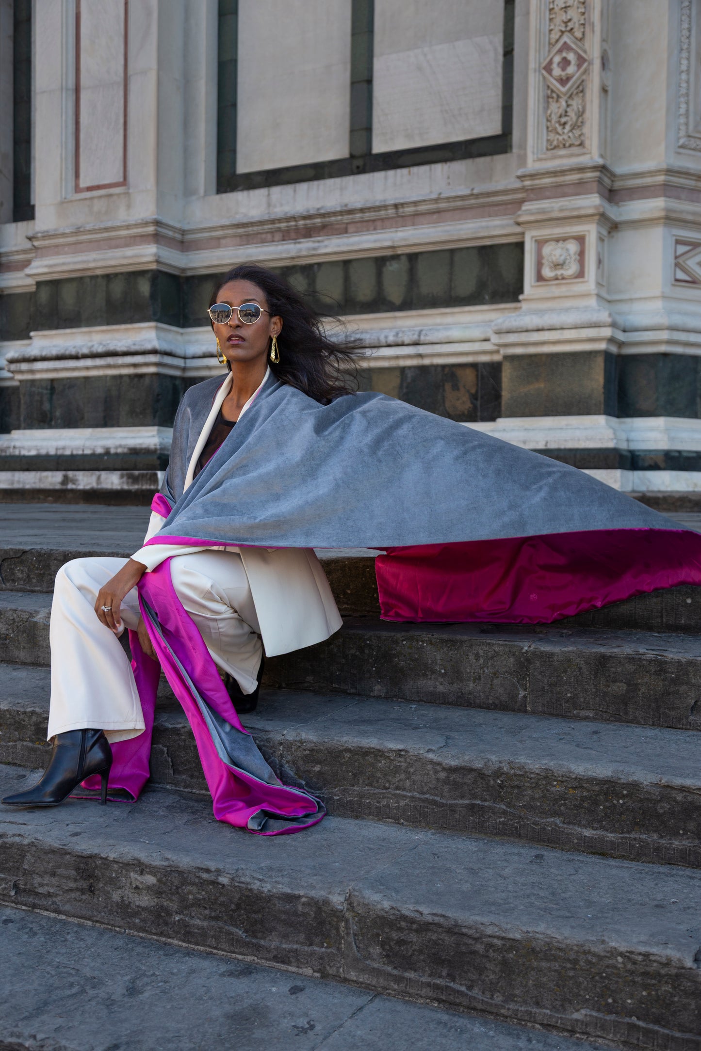 CLEO - Velvet Poncho