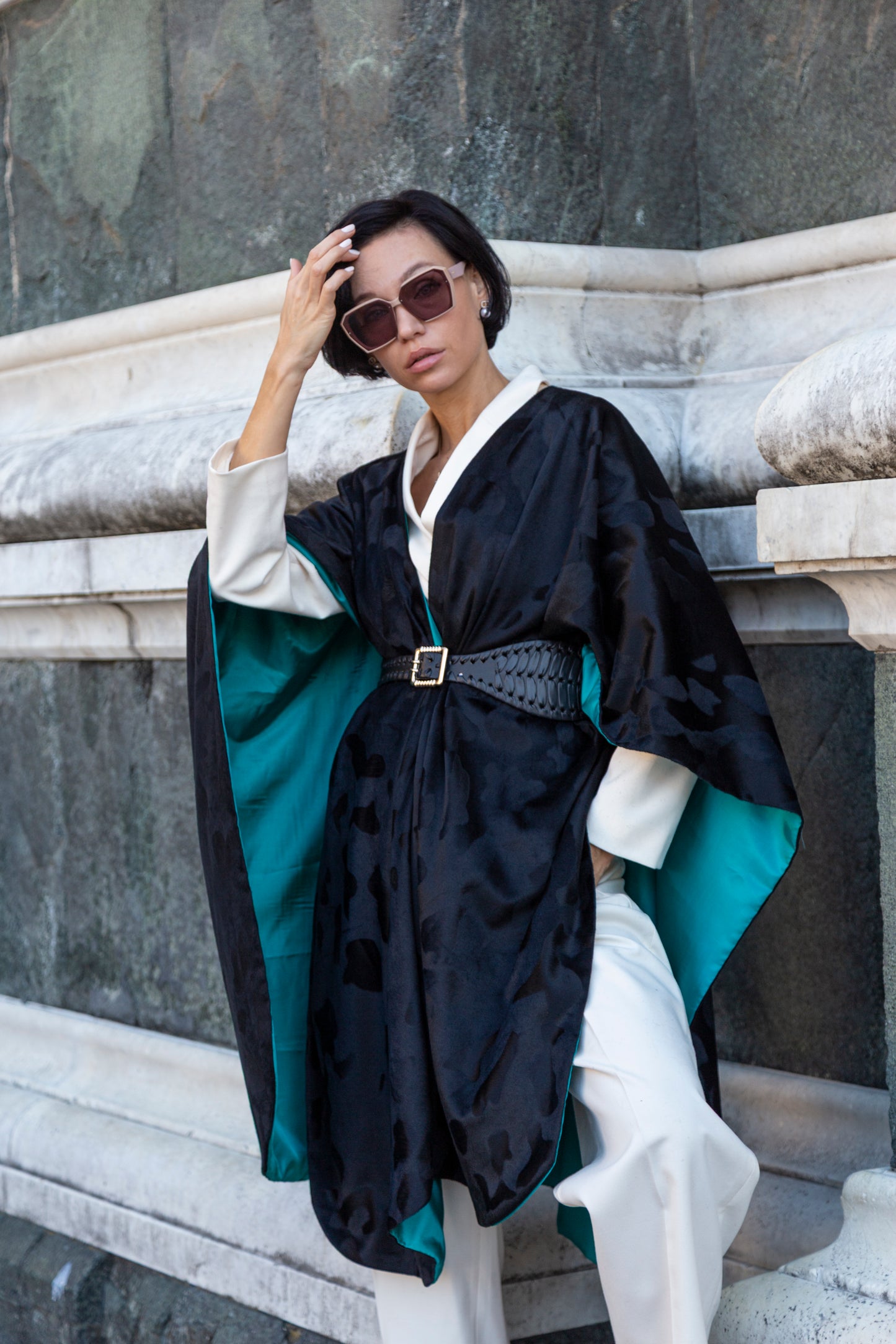 ESTER - velvet Poncho