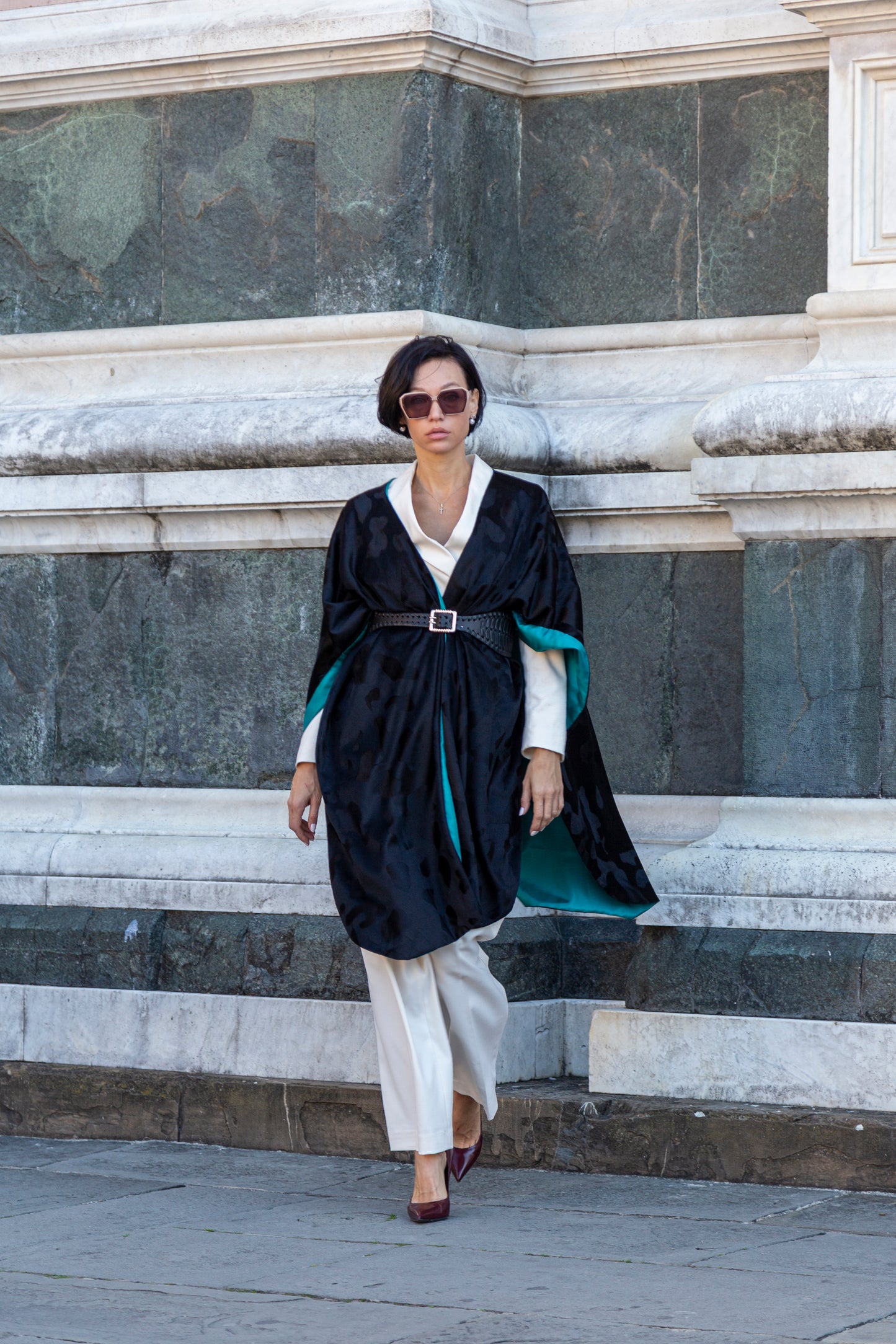 ESTER - velvet Poncho