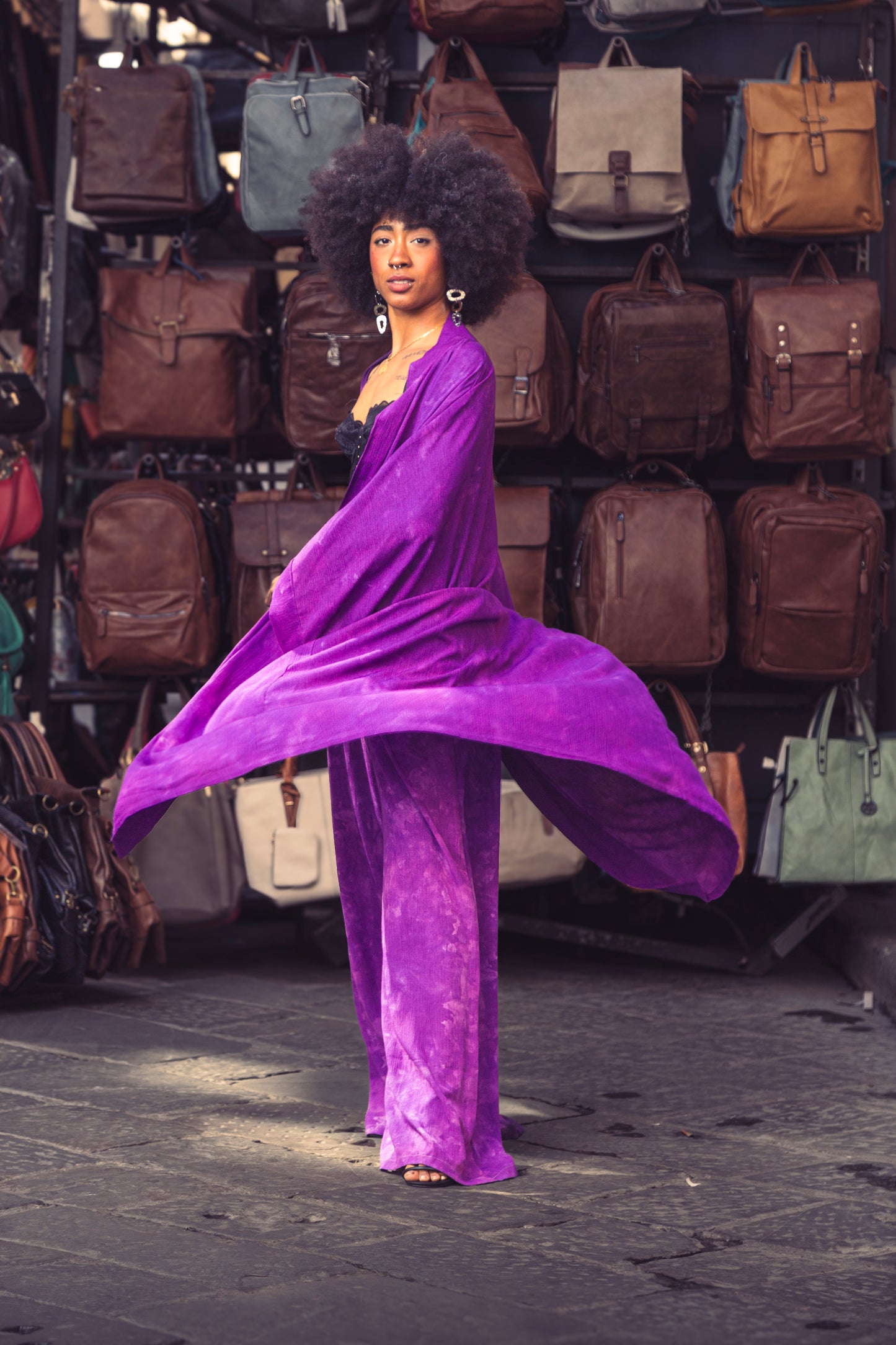 VELURA SET KIMONO PANTALONE