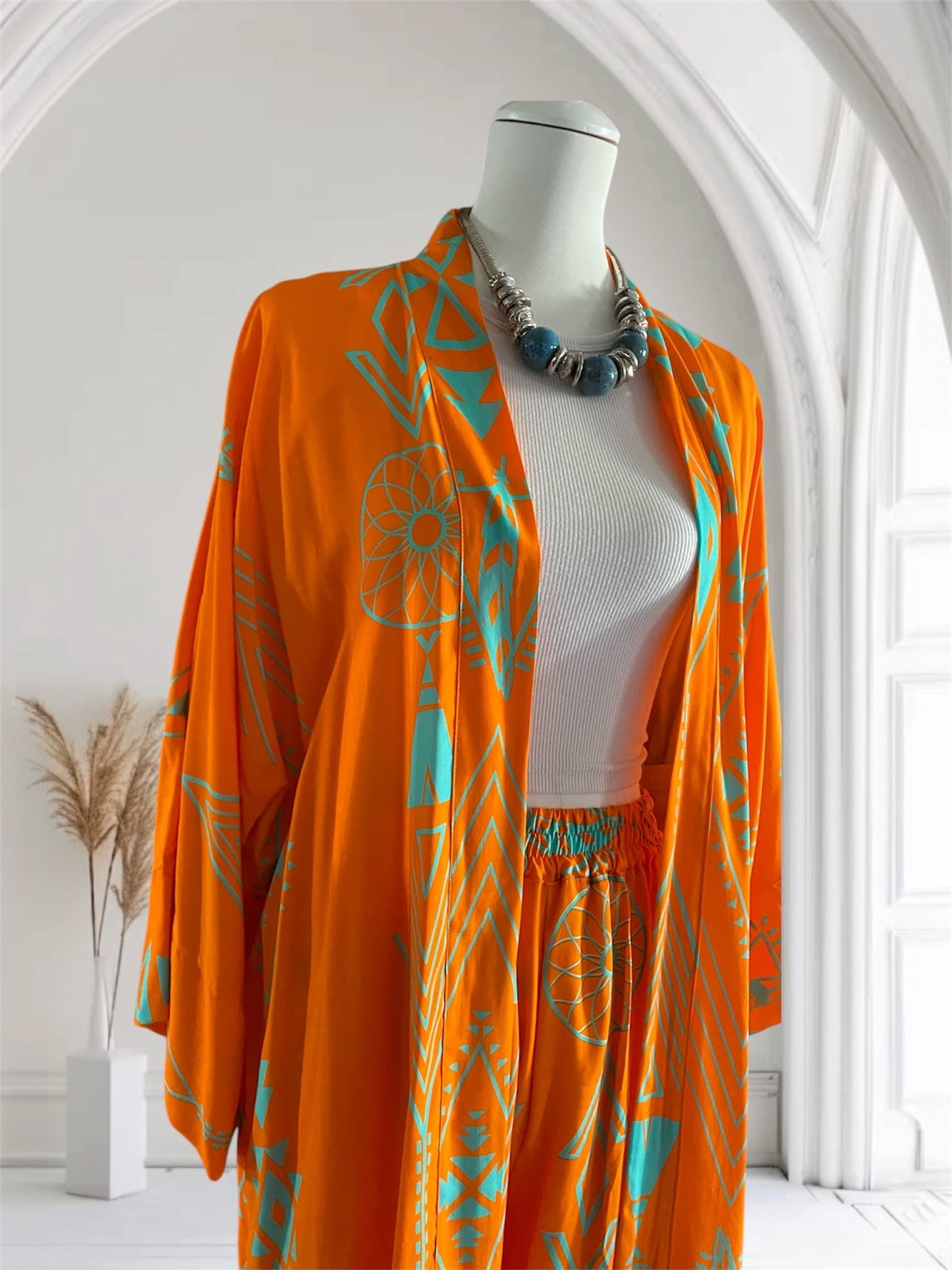 AMBRA SET DI KIMONO E PANTALONE