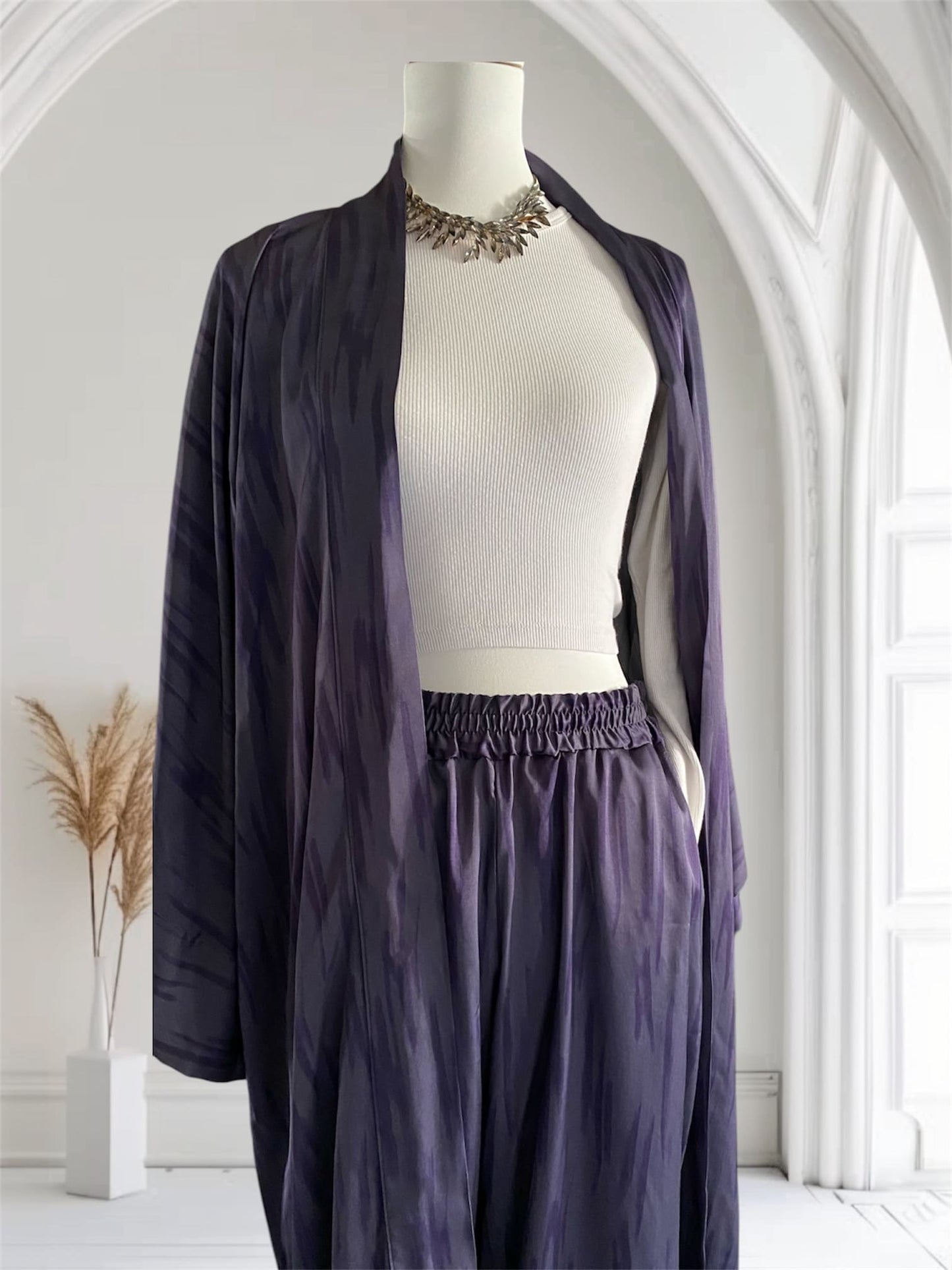 INDIGO SET KIMONO E PANTALONE