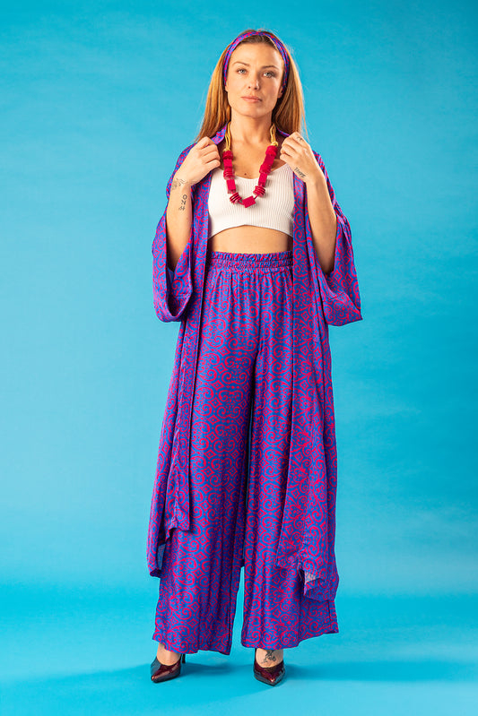 ELENI SET KIMONO E PANTALONE