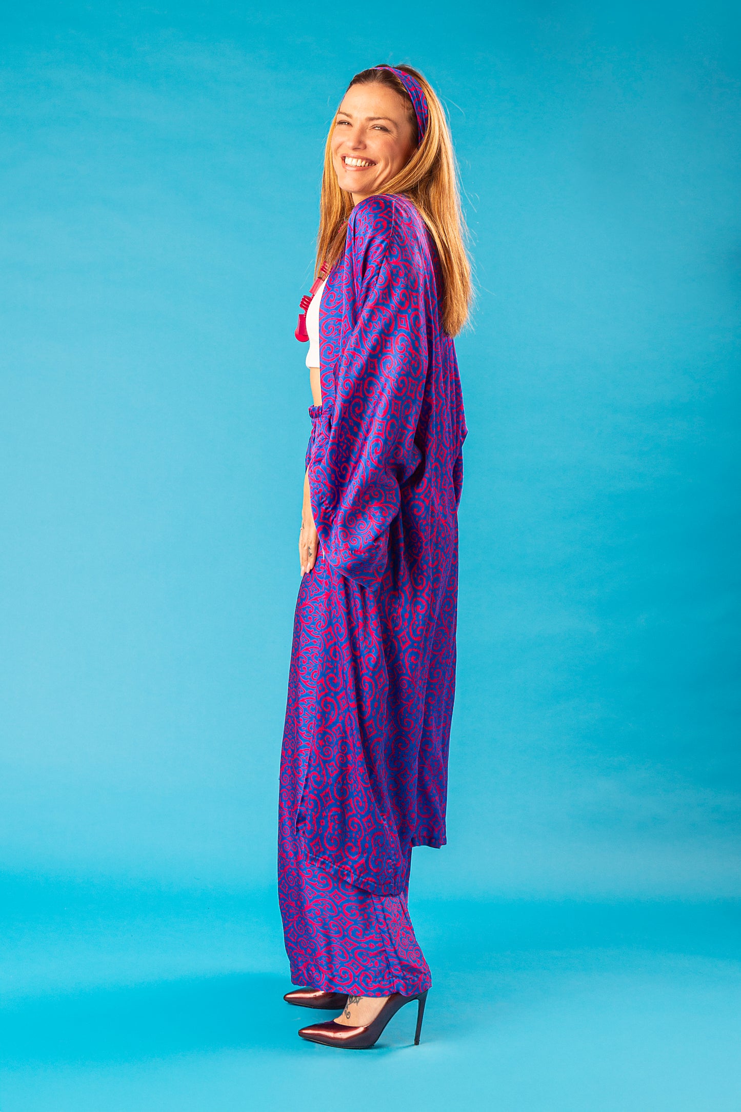 ELENI SET KIMONO E PANTALONE