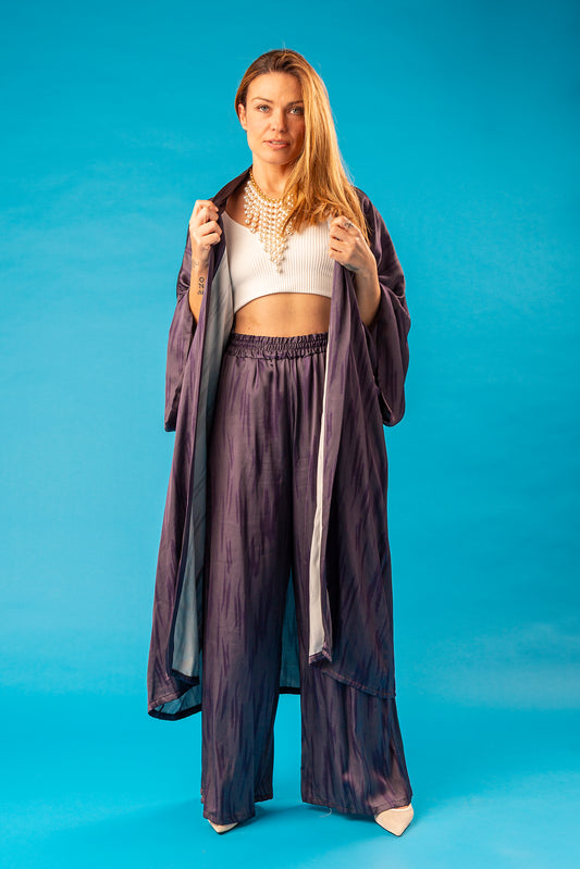 INDIGO SET KIMONO E PANTALONE