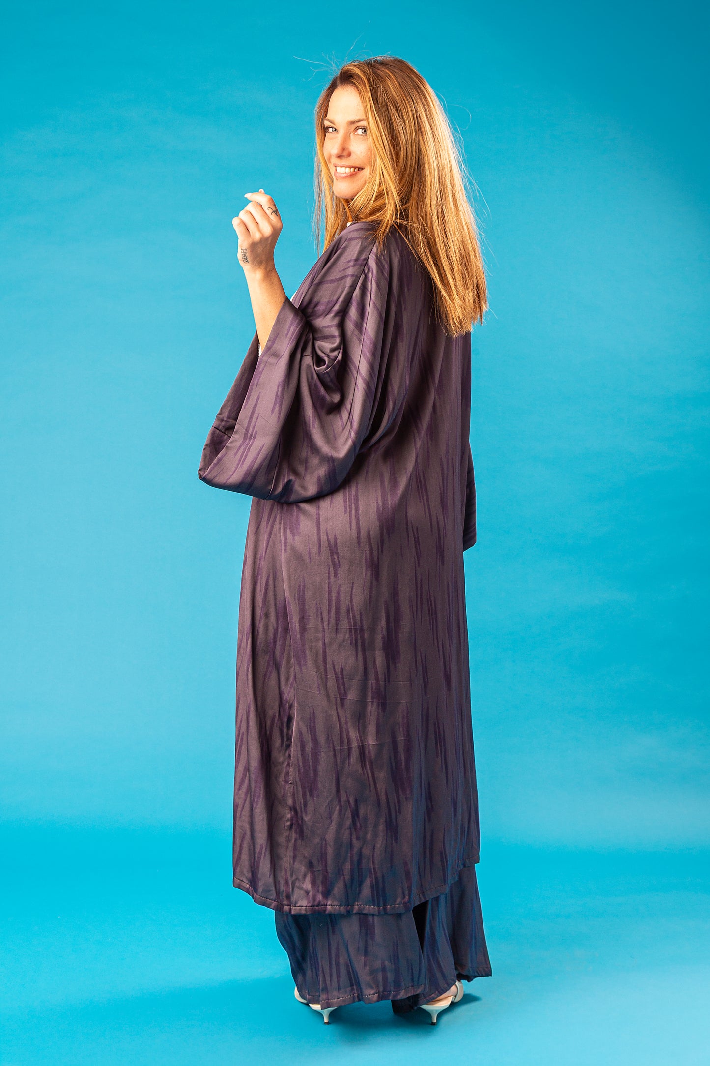 INDIGO SET KIMONO E PANTALONE