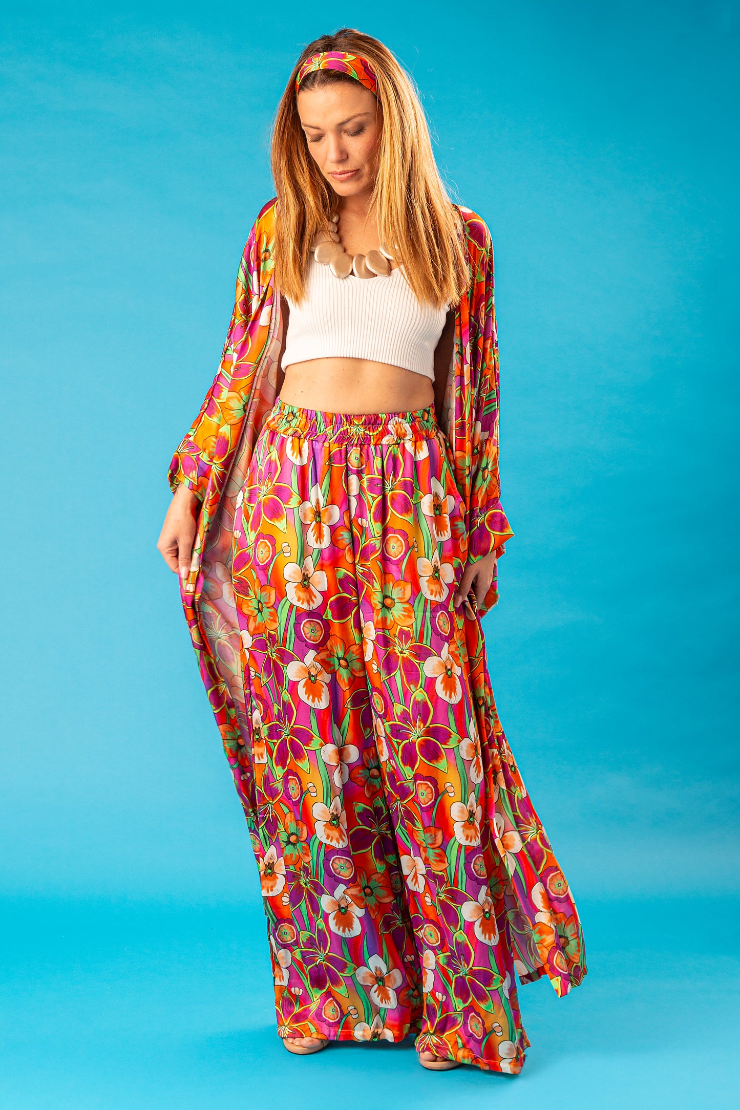 HANNY  SET KIMONO PANTALONE