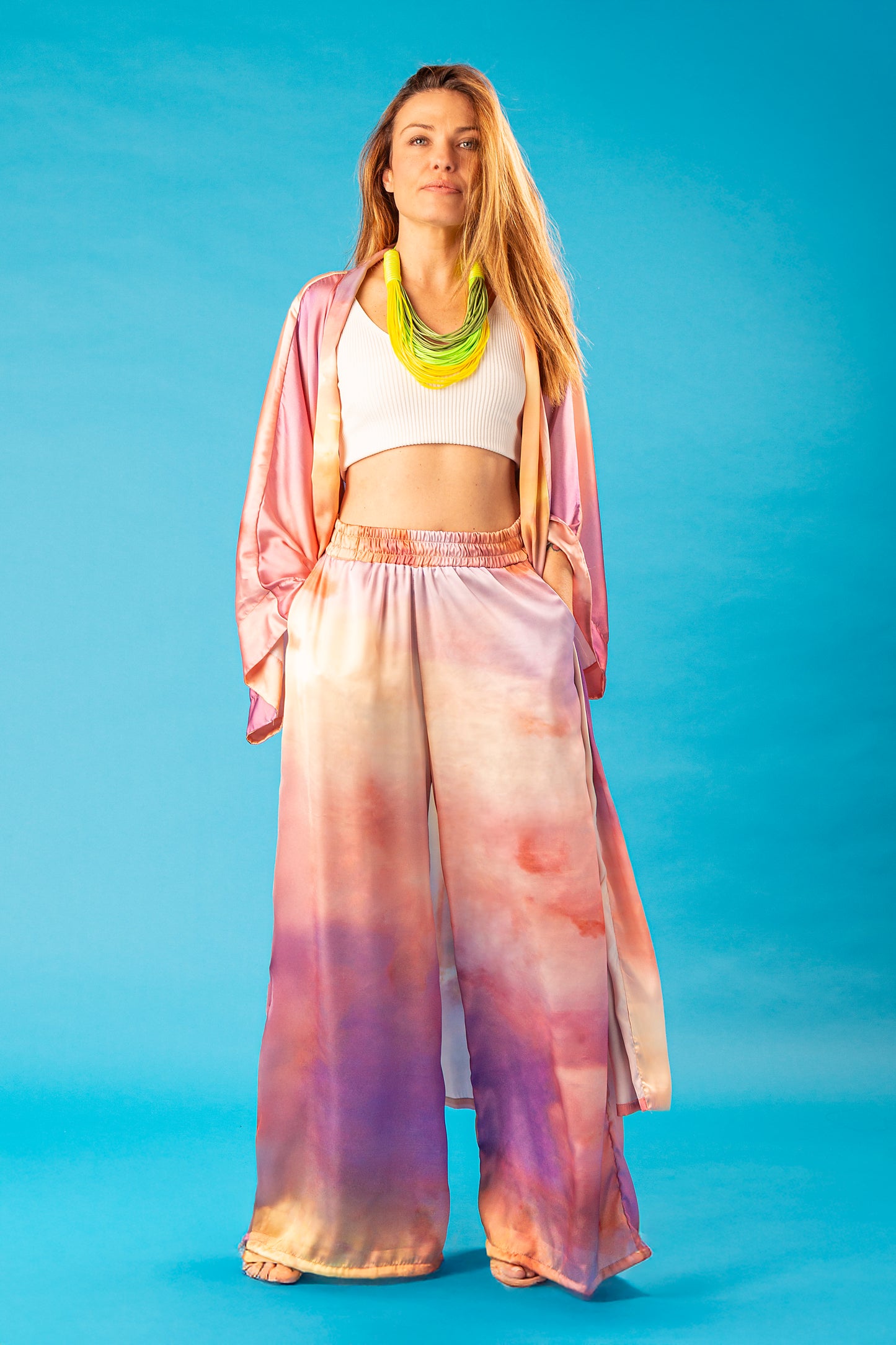 VENUS SET KIMONO E PANTALONE