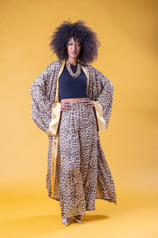 ZAHARA SET KIMONO E PANTALONE