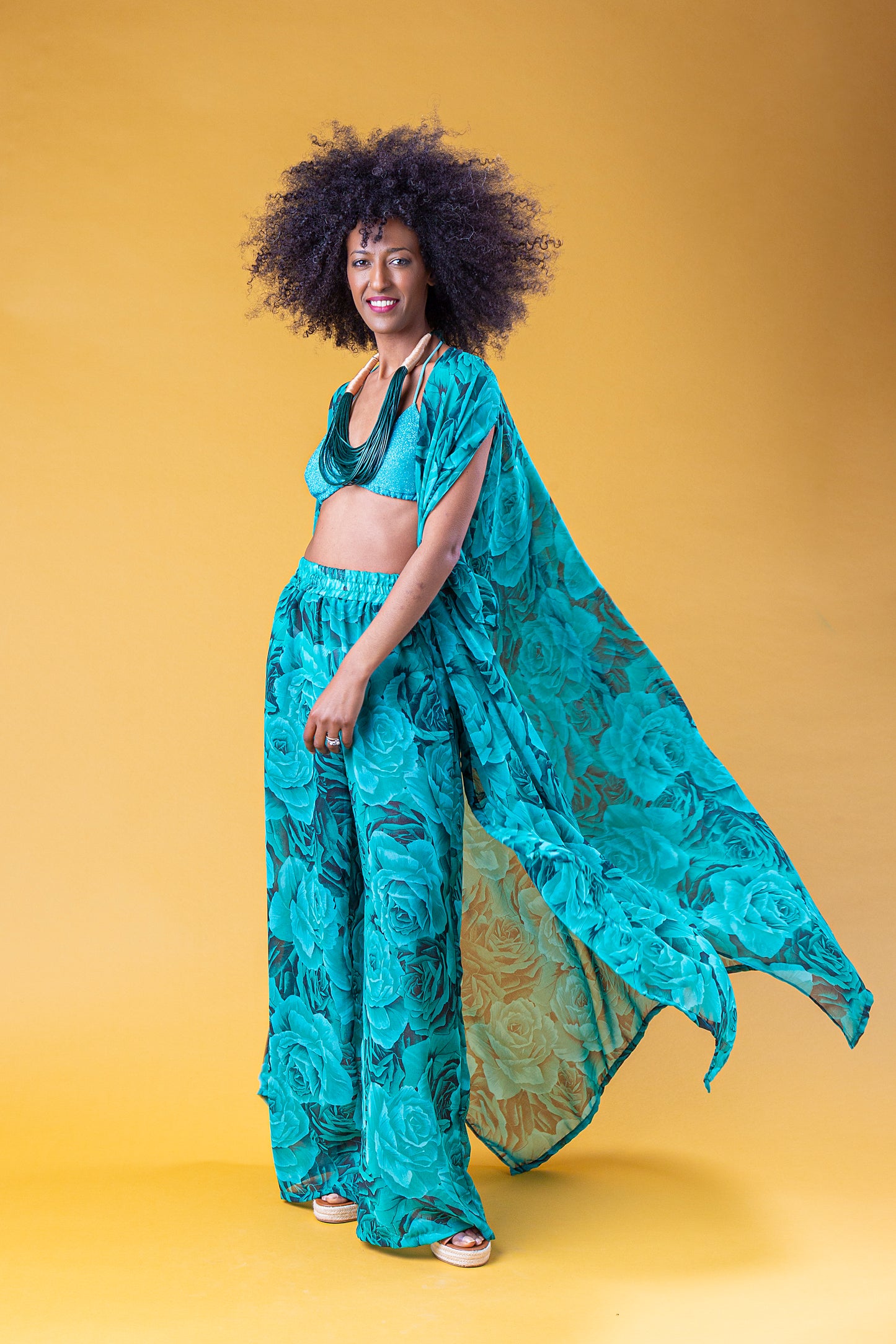 MESI SET CAFTANO PANTALONE