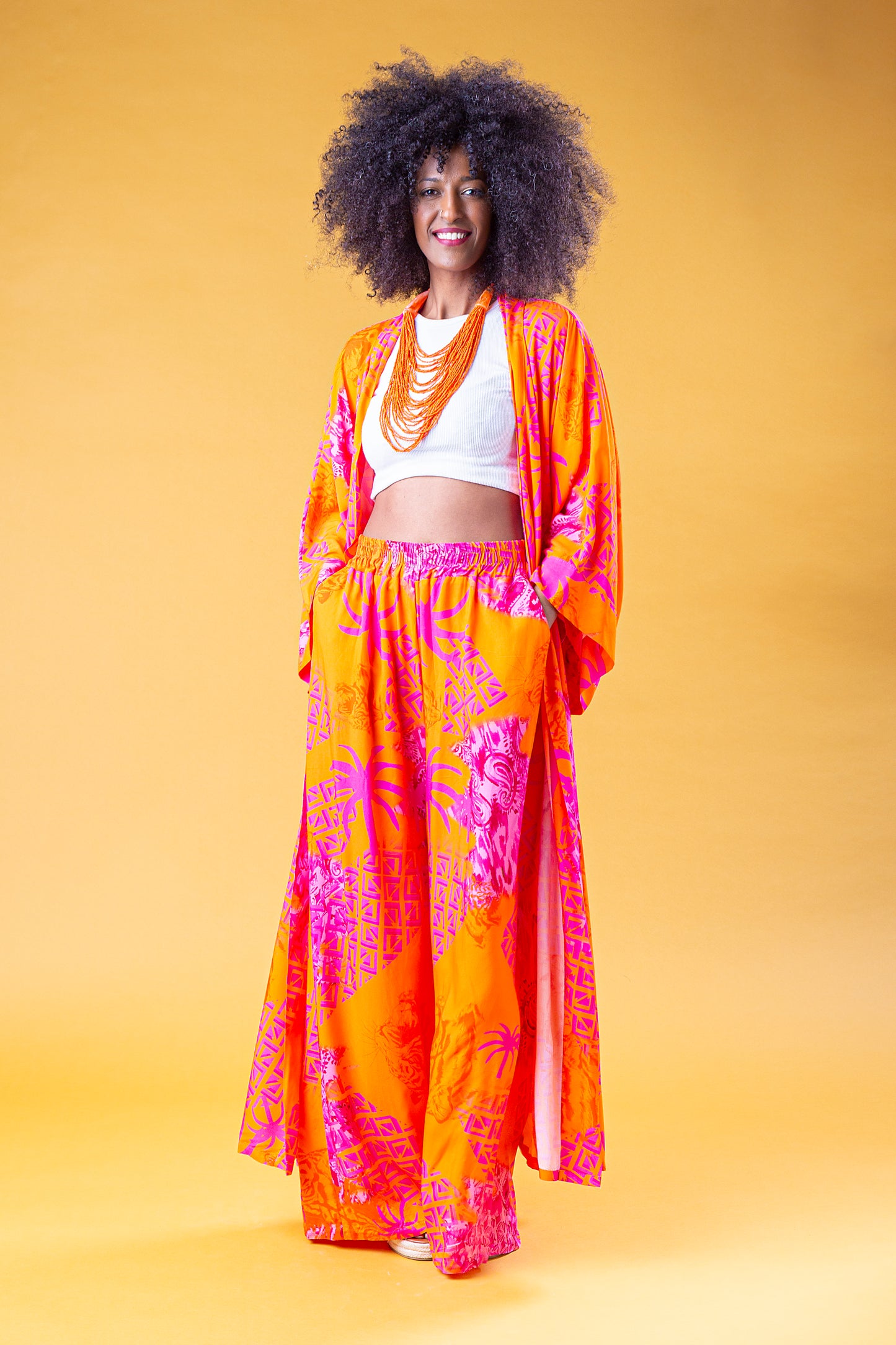 SARI SET KIMONO PANTALONE