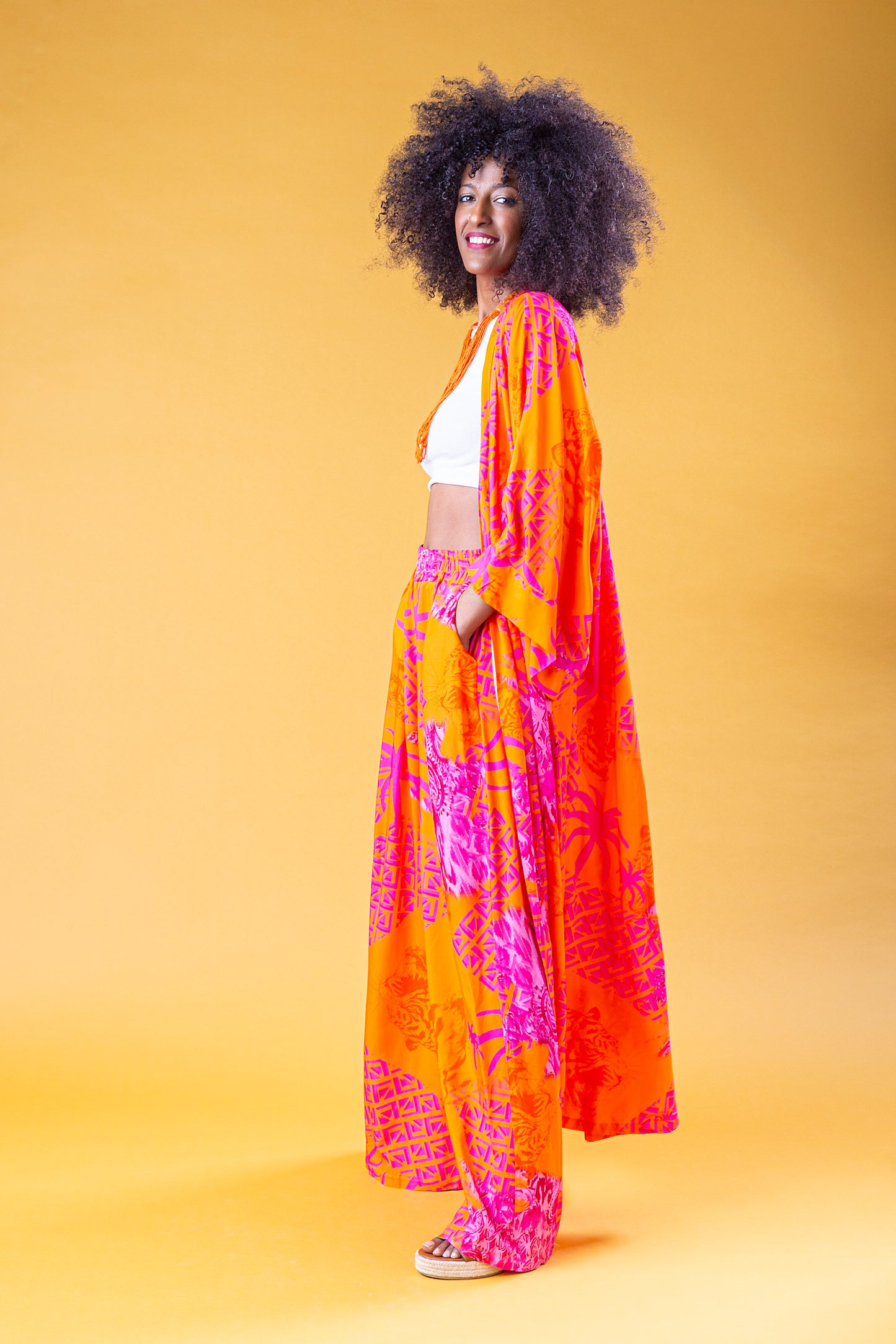 SARI SET KIMONO PANTALONE