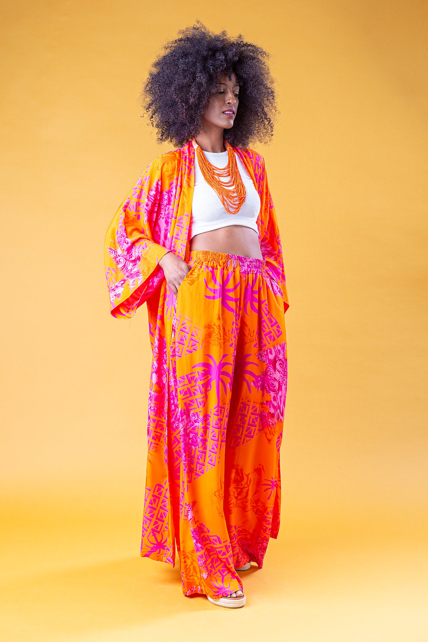 SARI SET KIMONO PANTALONE