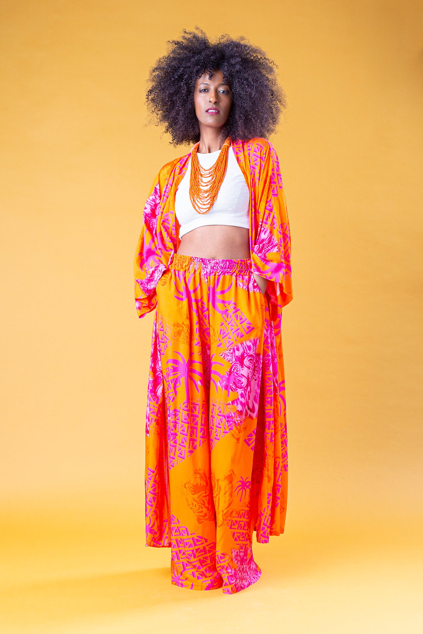 SARI SET KIMONO PANTALONE