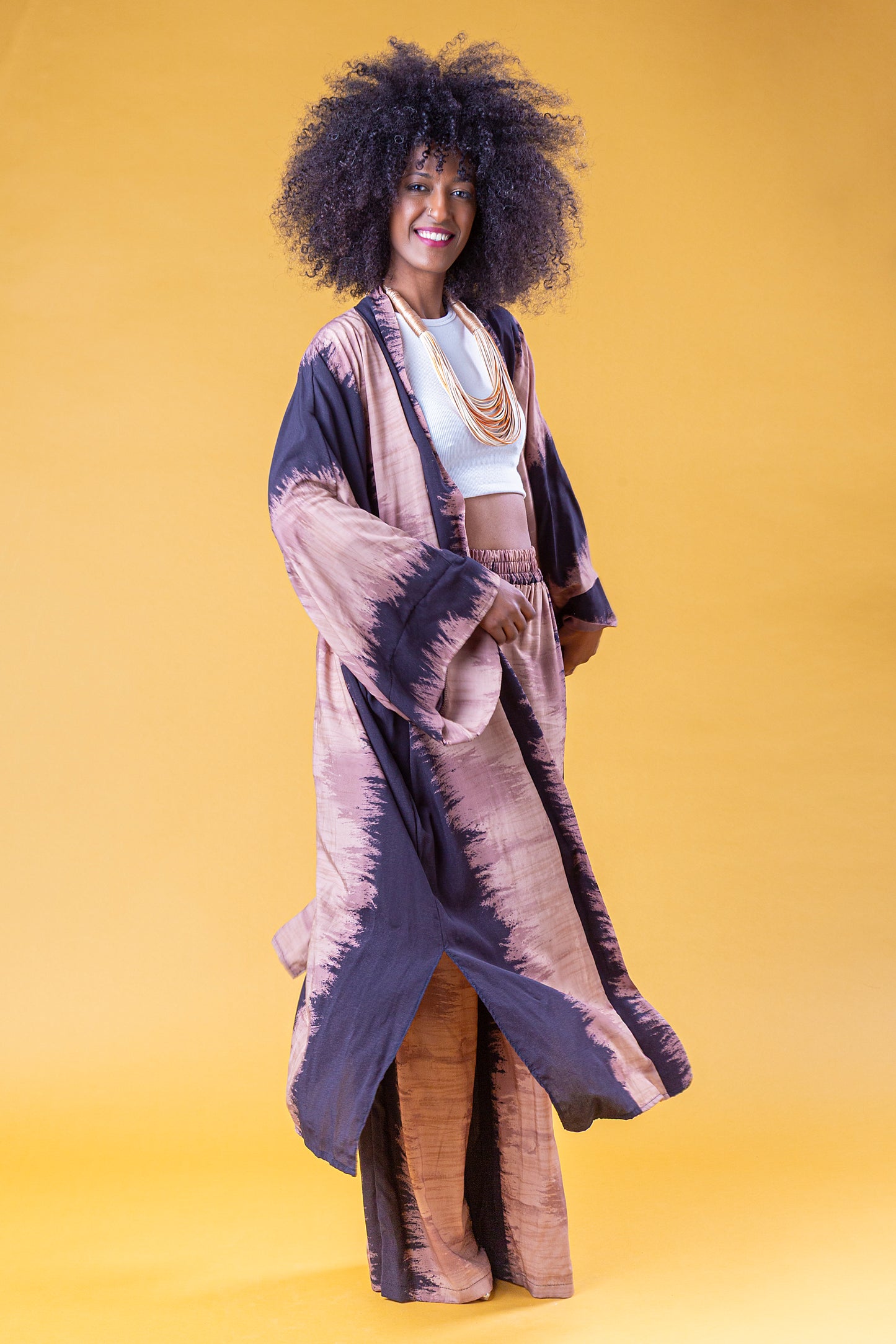 BOHEMIA SET KIMONO PANTALONE