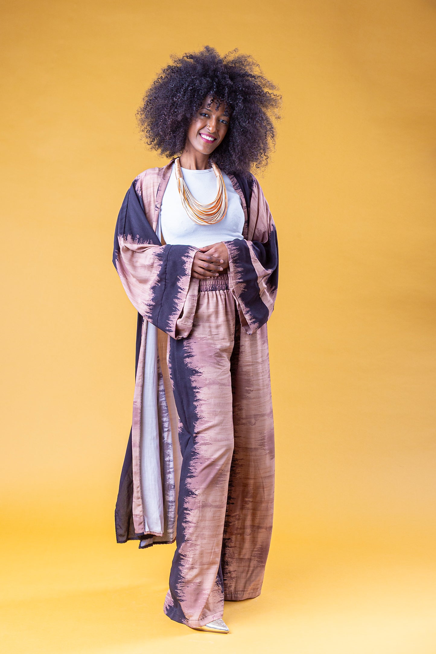 BOHEMIA SET KIMONO PANTALONE