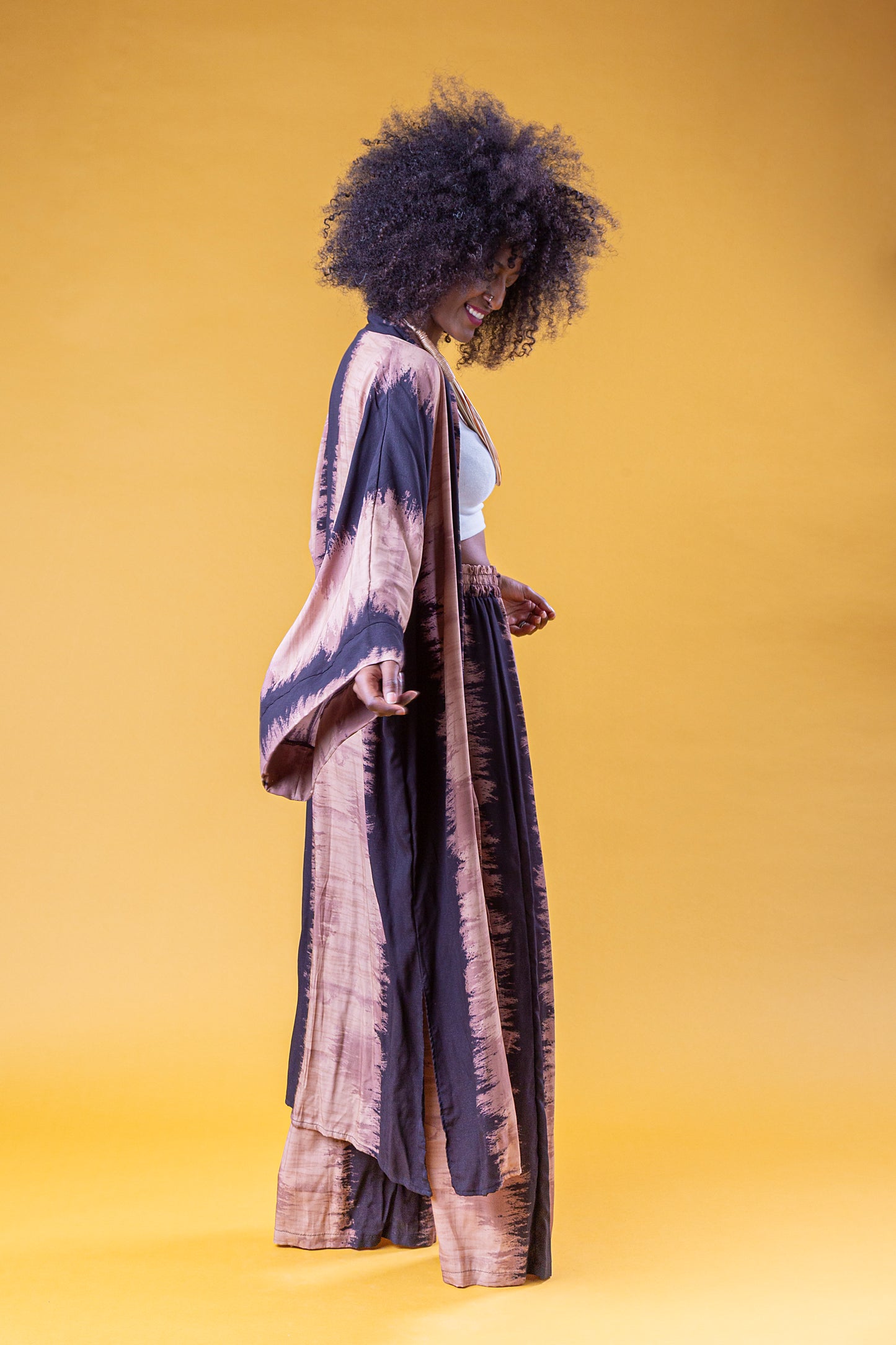 BOHEMIA SET KIMONO PANTALONE
