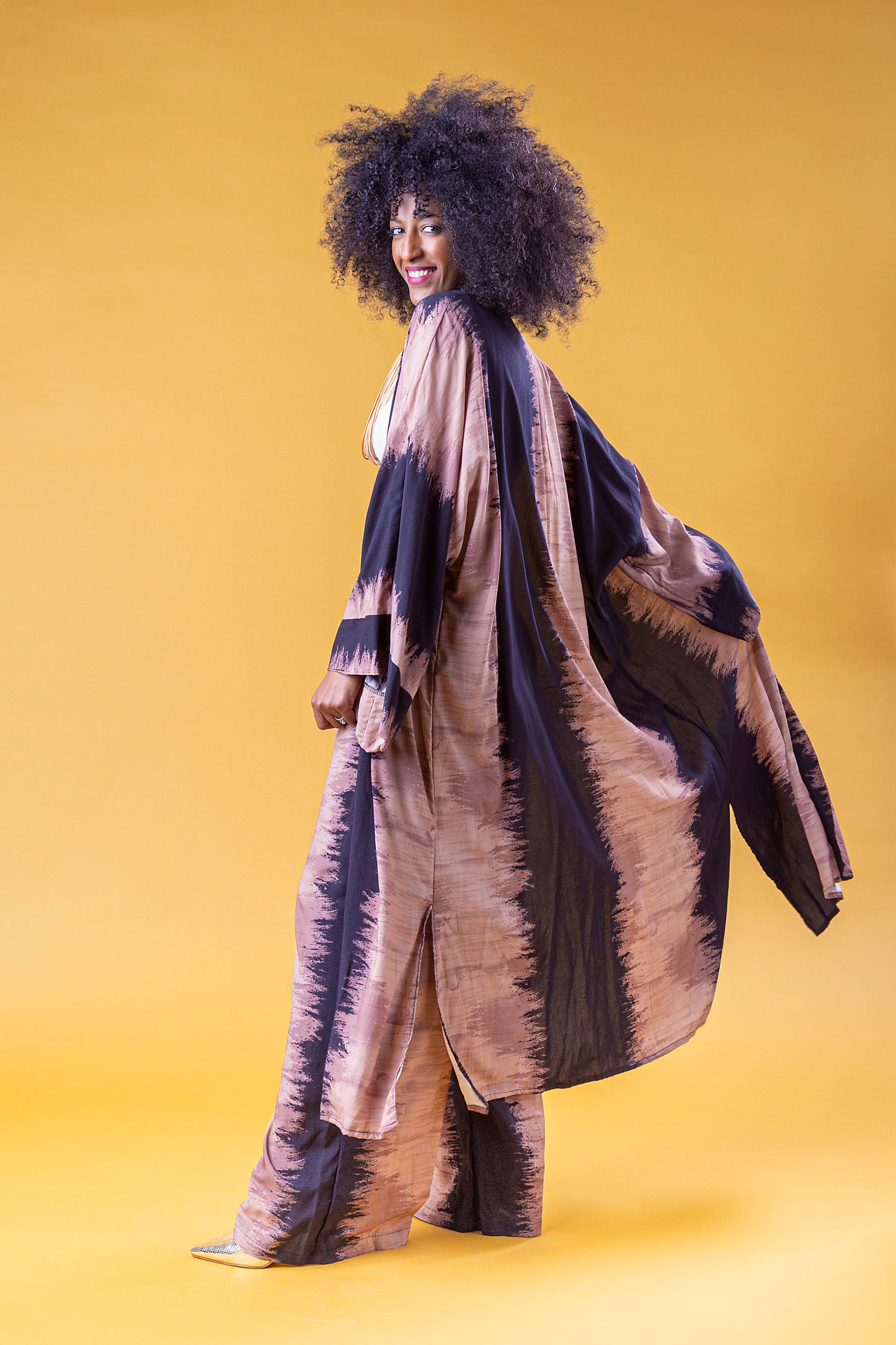 BOHEMIA SET KIMONO PANTALONE