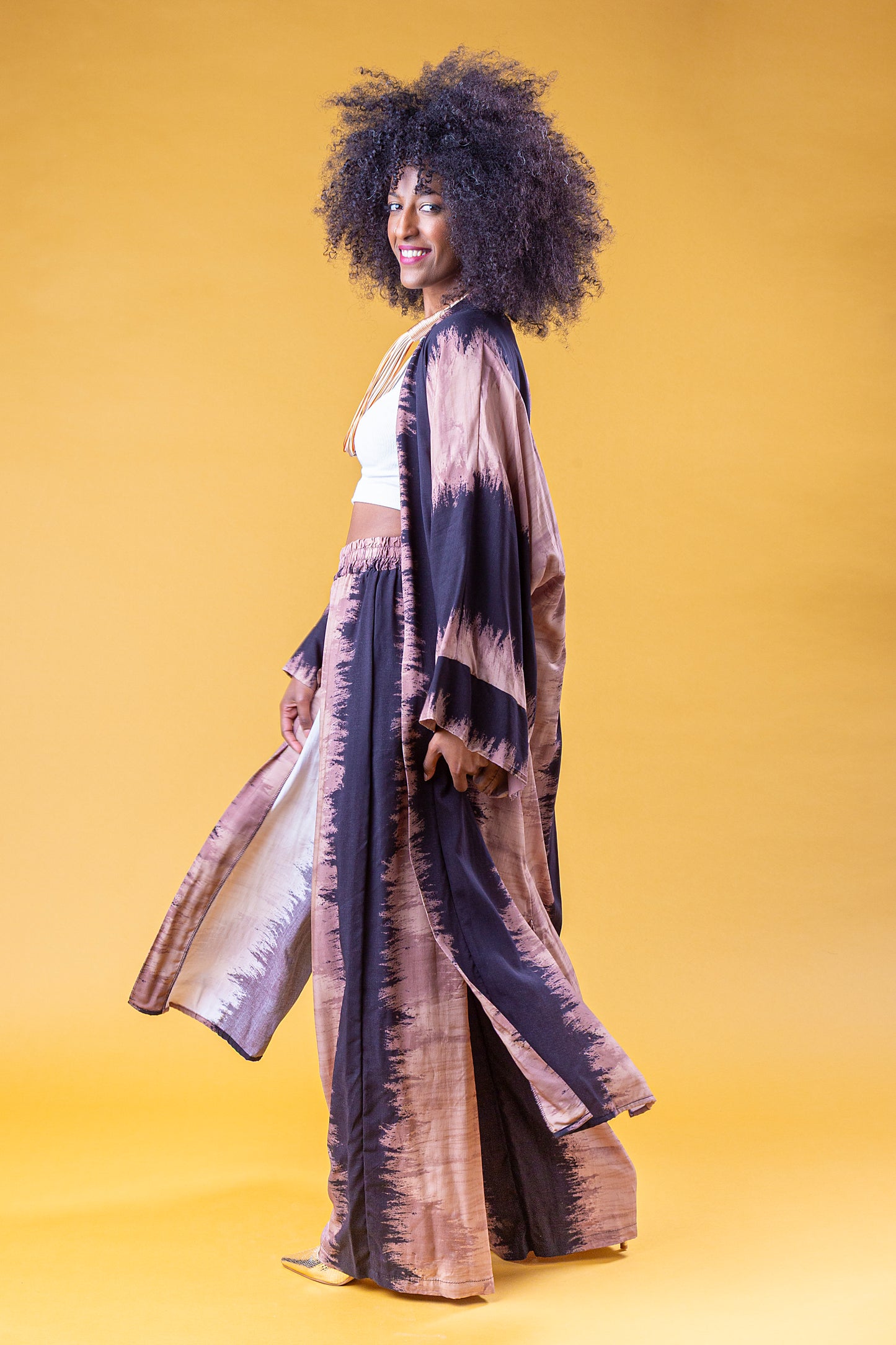 BOHEMIA SET KIMONO PANTALONE