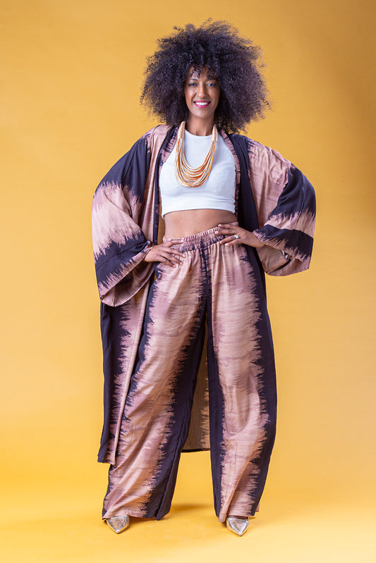 BOHEMIA SET KIMONO PANTALONE