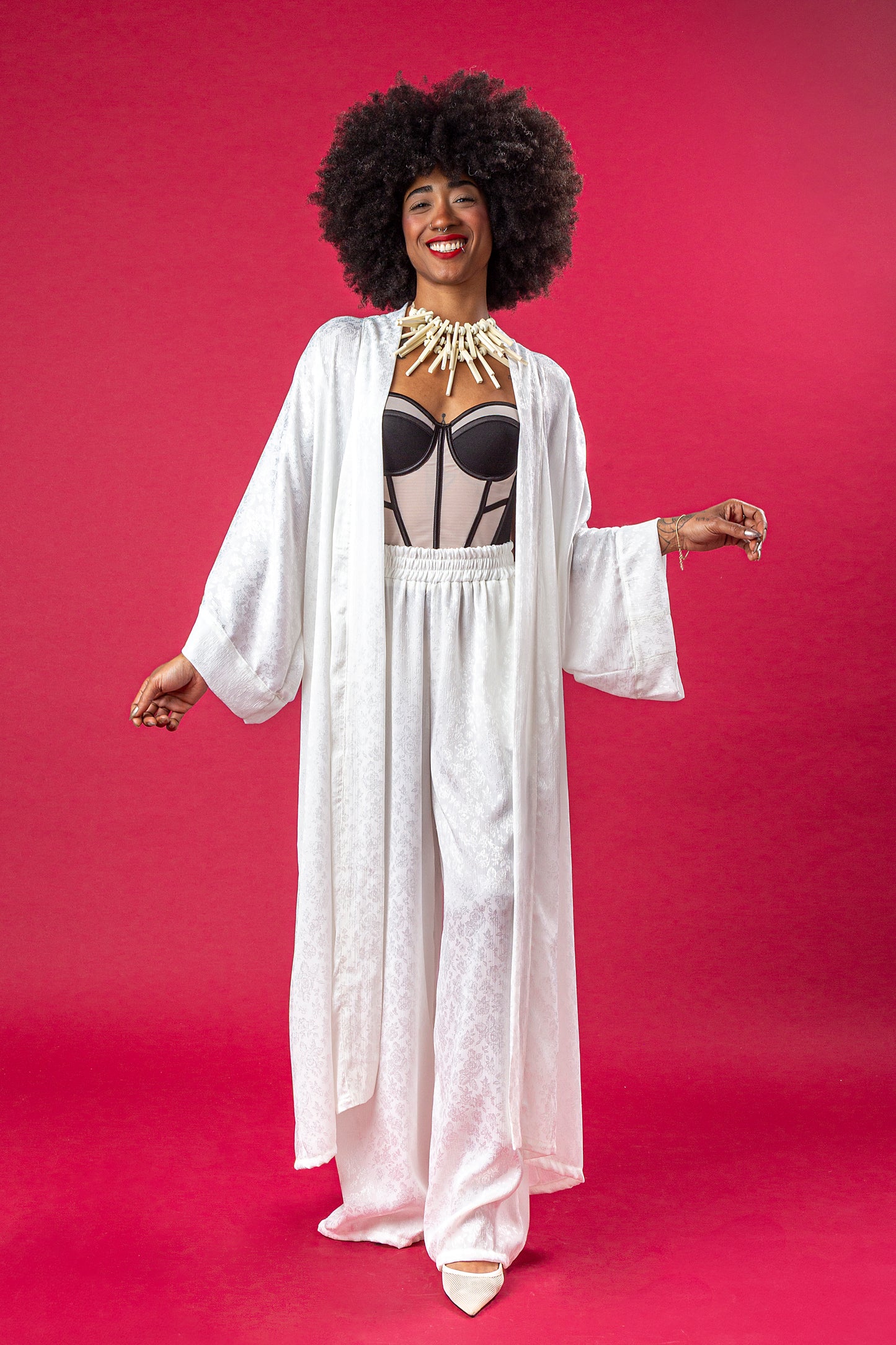HURITTA SET KIMONO PANTALONE