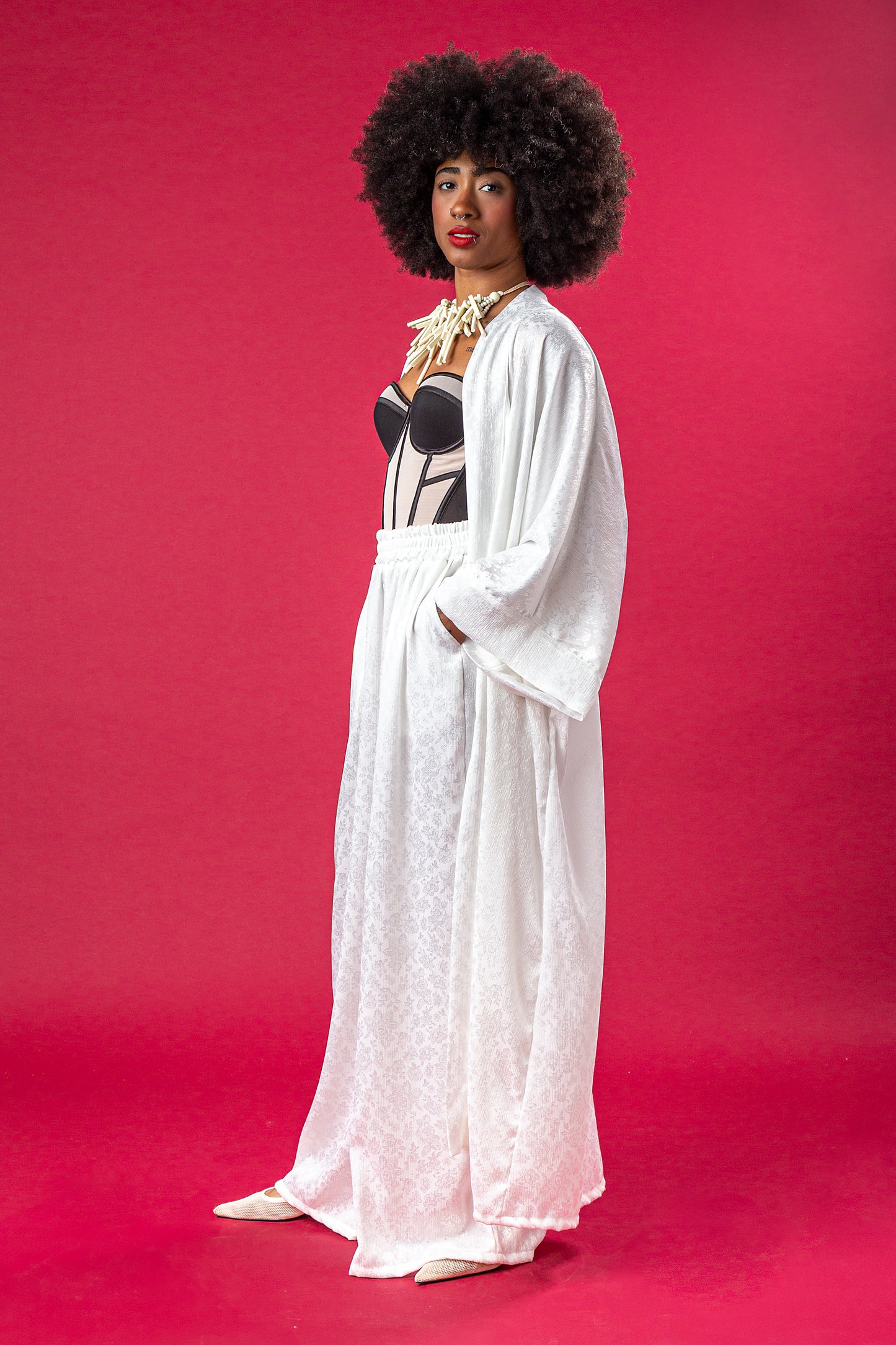 HURITTA SET KIMONO PANTALONE
